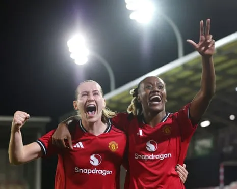 E. Terland's Treble Propels United Into Women's UCL Main Draw