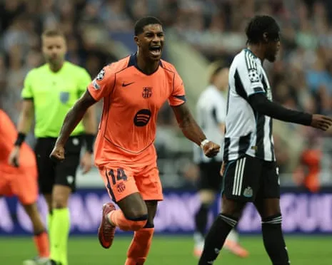 Marcus Rashford's Brace Quiets Newcastle's Celebrations and Secures Barça's Victory