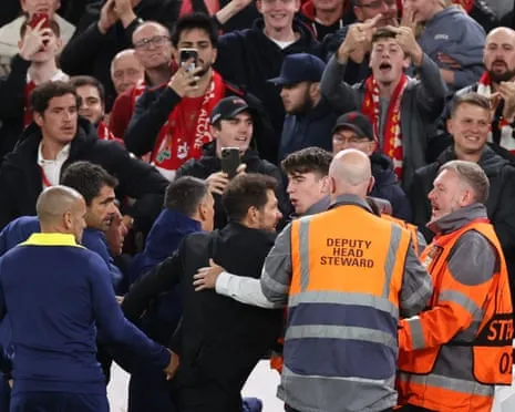 El Cholo, Liverpool's Home Ground and Some Shouting in the Professional Environment