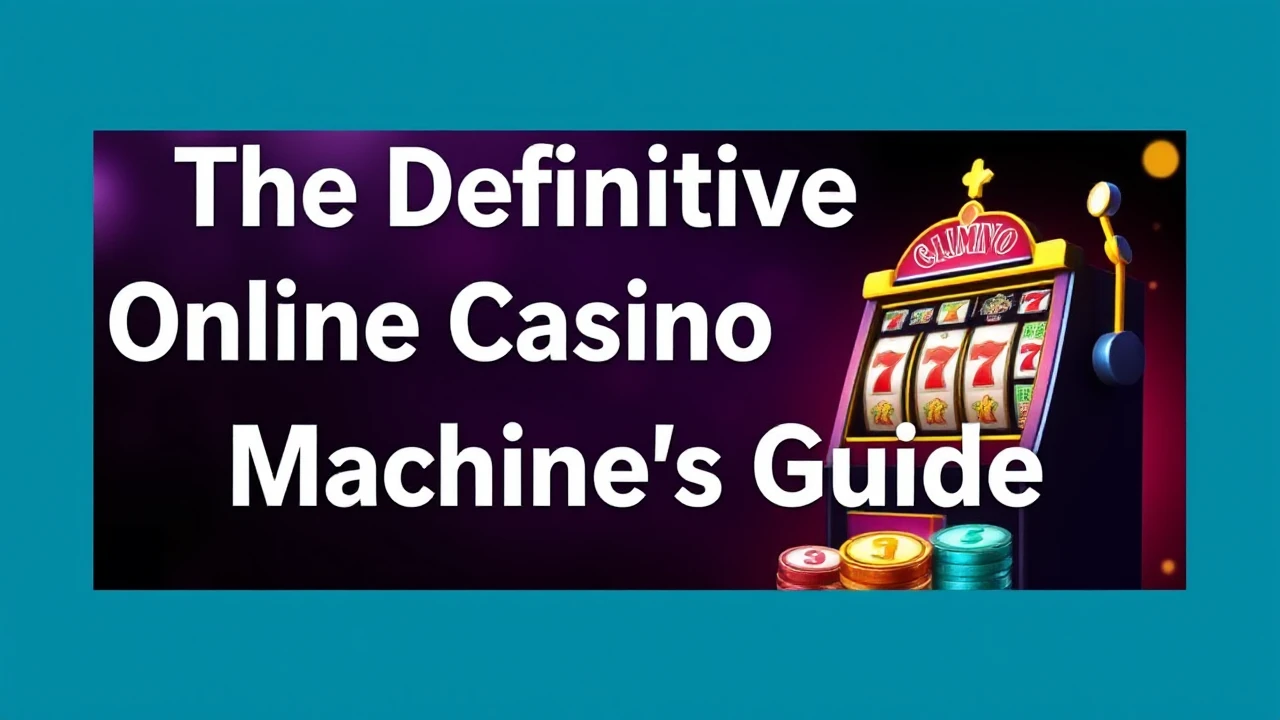 The Definitive Online Casino Machine Player's Guide