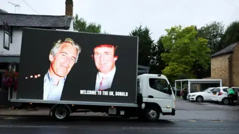Several Arrests Made Following Donald Trump and Jeffrey Epstein Images Projected on Windsor Castle